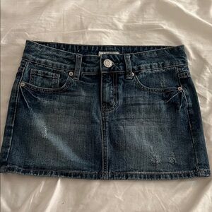 Denim Mini Skirt